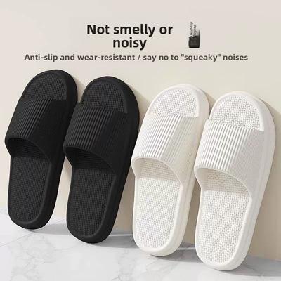 Herren Sommerslipper, Damen Indoor Haus Badezimmer Anti-Rutsch-Clogs, Outdoor Lässige Hausschuhe