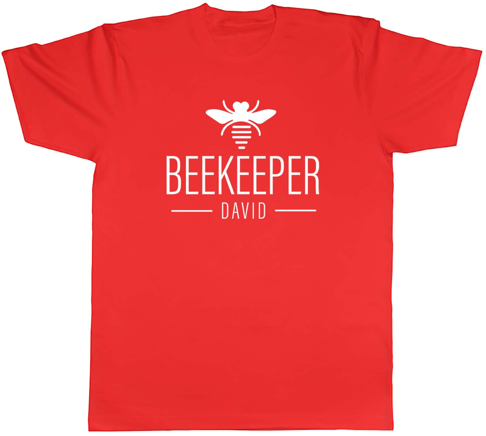 Personalised Beekeeper Unisexs TShirt Bumblebee Unisex Tee Gift S
