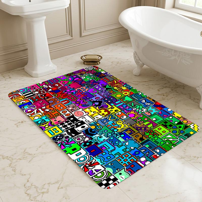 Pixel Art Living Room Nonslip Area Rug Soft Carpet For Bedroom Game Playroom Sofa Office Home Decor Doormat Christmas Gift C9291243