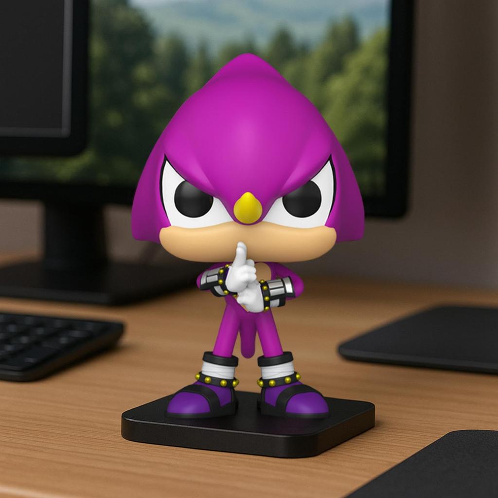 Funko Sonic the Hedgehog Espio Kameleont Espio Samlarfigur i Vinyl Presentidé Officiell Merchandise Leksak för Barn Vuxna TV-spelsfans Pop! Spel