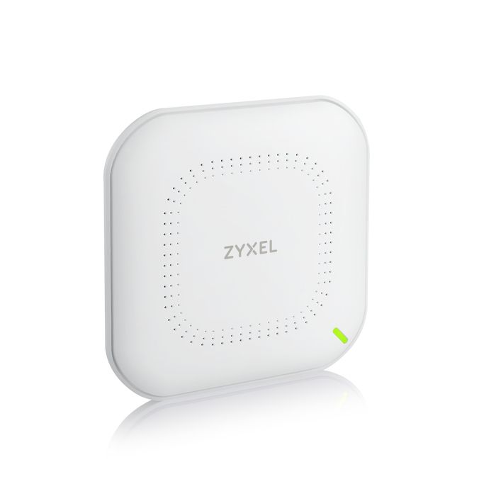 Zyxel Point daccès véritablement WiFi 6 AX1800 (802.11ax bi-Bande), 1,77 GB/s avec ODFMA et Double antenne MU-MIMO 2x2, contrôlable
