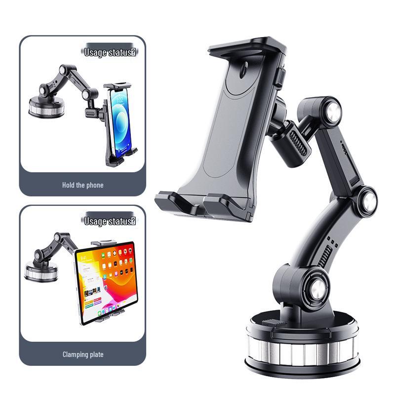 Doukuai Multifunctional Car Phone Holder with Suction Cup for Windshield or Dashboard.