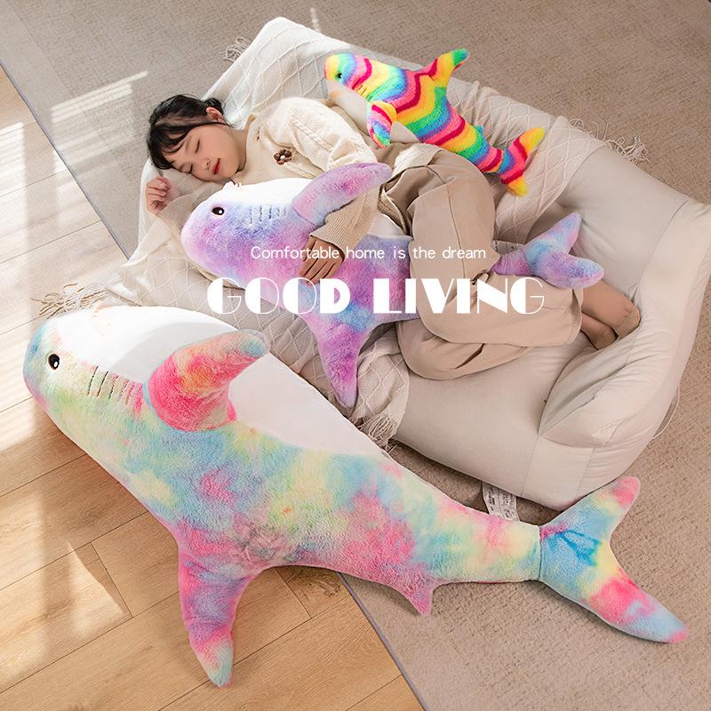 Shark Plush Pillow Toy - Soft Simulation Sleeping Doll & Sofa Cushion