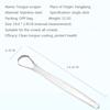 1PCS Tongue Scraper Cleaner Stainless Steel Tongue Cleaner For Adults Or Kids Tongue Scrapers