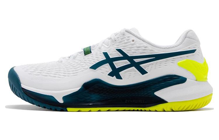 Asics Gel Resolution 9 White Restful Teal 1041A330-101 42.5