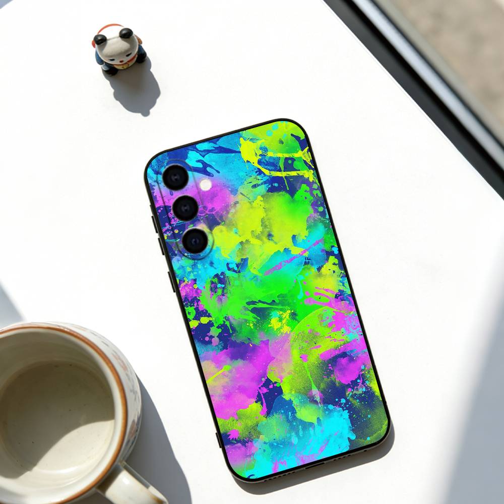 Graffiti Art Phone Case For Samsung Galaxy A73,A72,A71,A70,A53,A52,A51,Soft Silicone Black Cover