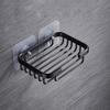 No-Drill Soap Dish With Draining Mesh And Suction Cup Wall-Mounted Storage For Bathroom Soap Holder