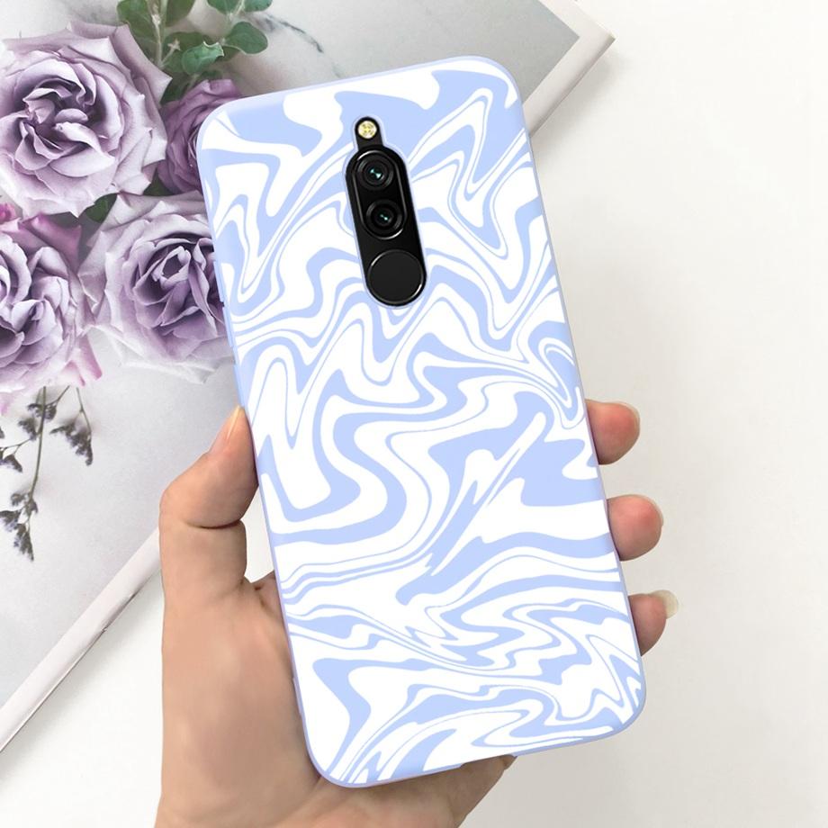 Liquid Silicone Cute Case for Xiaomi Redmi 8 Capa Protective Back Cover For Redmi Note 8 Pro Note8Pro Note 8T Bumper Redmi8 Case