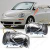 1Pair LED Door Mirror Turn Signal Lights Indicator 1C0949101E 1C0949102E For VW Beetle 2006 2007 2008 2009