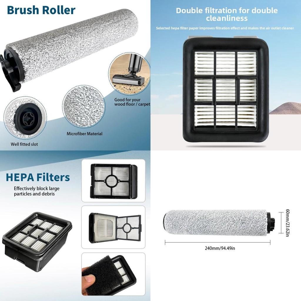 Para Bissell Crosswave Hf3 3649a Accesorios para Limpiador de Suelos Cepillo Rodillo Filtro Para Mantenimiento del Hogar