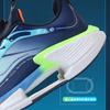 Summer new breathable mesh sports shoes for men rotary button soft sole anti-slip youth shock absorbing running shoes