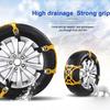Car Snow Tire Cha Mud Tyre Wheels Thick Anti-Skid Belts Portable Tire Cha