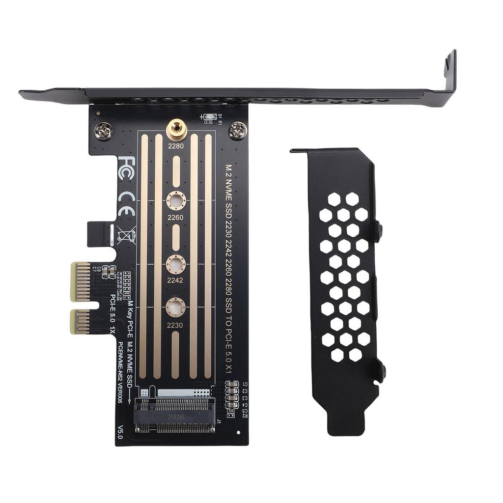 M.2 NVMe to PCIe X4 5.0 Adapter Stable 32Gbps Speed M2 to NVME Expansion Card for Computer