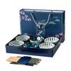 Blue and White Porcelain Bowl & Chopstick Gift Set