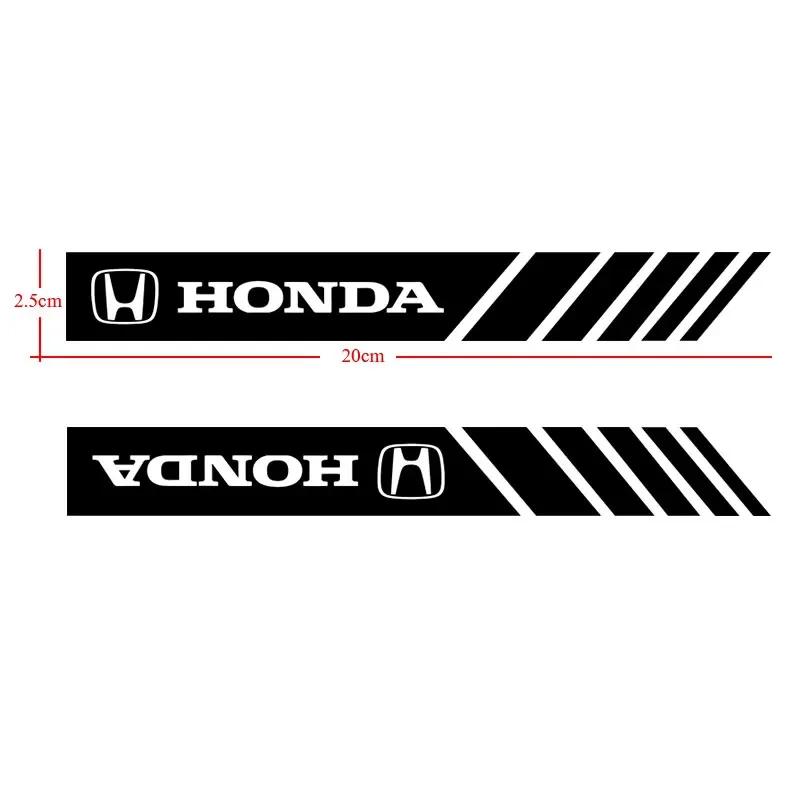 FIT Car New Honda Car PVC Stripe Racing Strips Rear View Mirror Stickers Badge For Honda Civic Varadero Xl1000 Xadv 750 Forza S