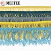 5M Meetee Polyester Tassel Fringes 10-30cm Lace Trim Ribbon for Dress Curtain Decorative Ribbons Fringe Fabric Sewing Accessory