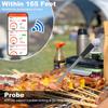 Meat Thermometer with BT 164ft Wireless Thermometer Smart Food Thermometer Temperature Gauge with