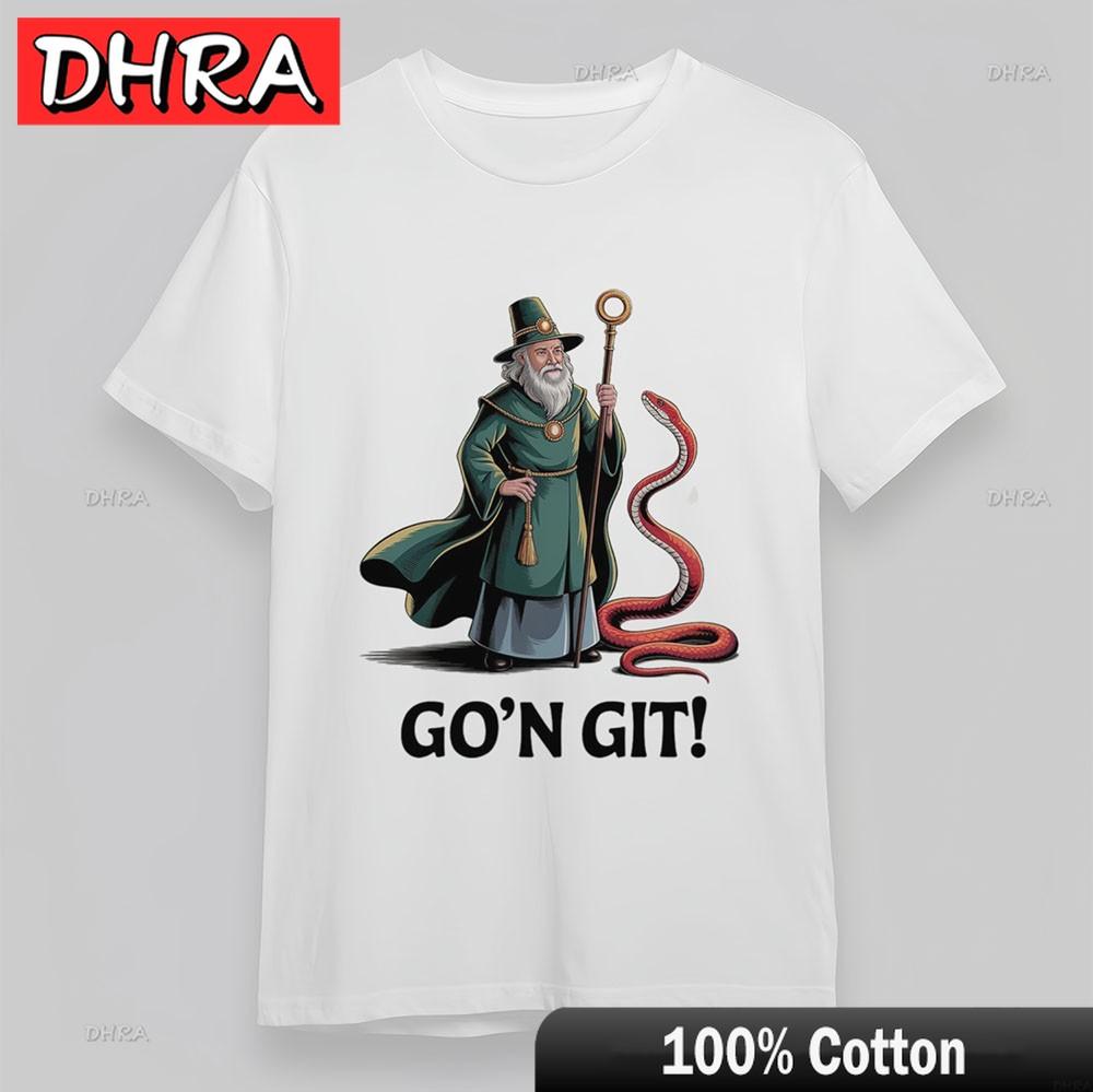 

Unisexs Classic TShirt Wizard with Snake Magic Tee Short Oversize White Cotton TShirts Tops for Anniversary Gift TShirt Hombre 4XL