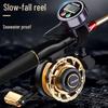 Micro Lead Magnetic Fishing Reel with Digital Display for Raft and Ice Fishing