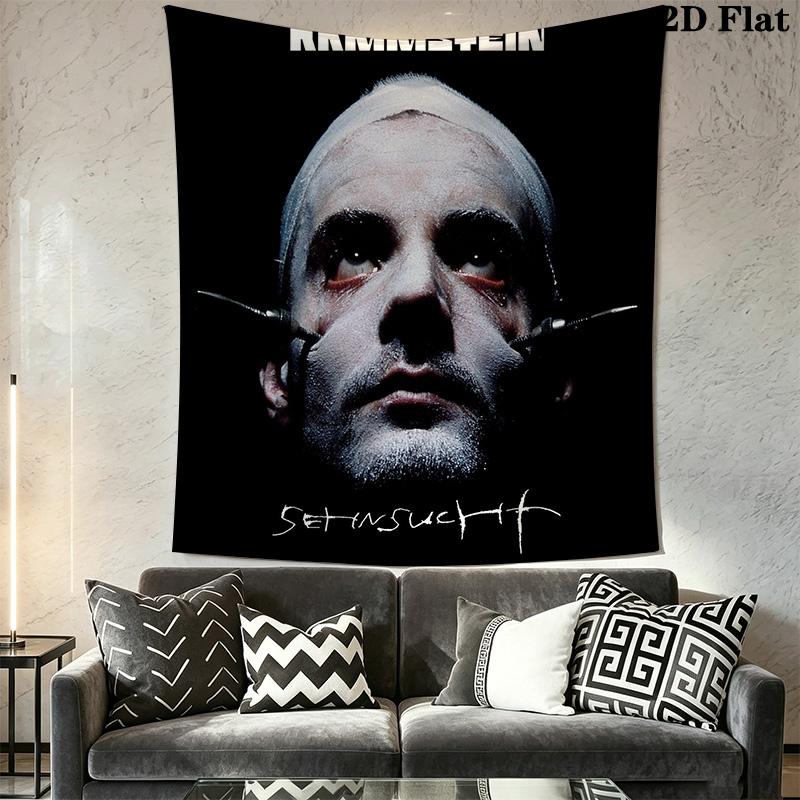 Rammstein Album Cover Mystery Bedding 1 Duvet Cover 2 Pillowcase Without Core Soft And Comfortable Duvet Cover And Pillowcase