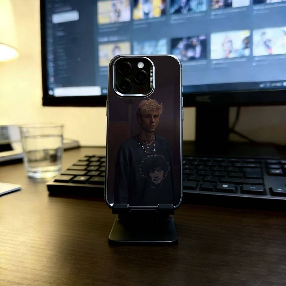 MGK LOST A-AMERICANA Phone Case For iPhone 17,16,15,14,13,12,11 Plus,Pro Max,XS,Colorful Silver Phone Case Funda Cover