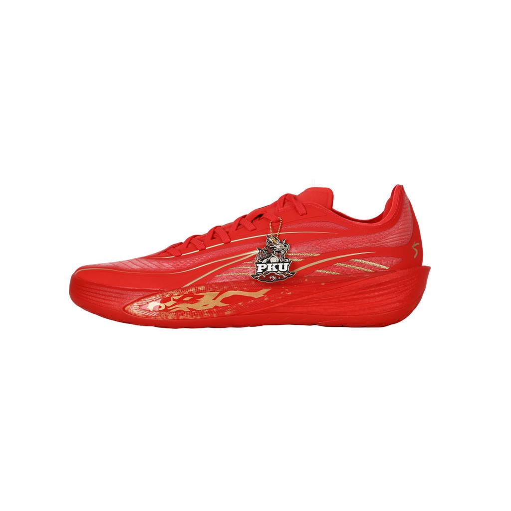 Anta Light Crazy 5 Professional Basketball Shoes Men sneaker Fluorescent-Flame-Red 112631105-1