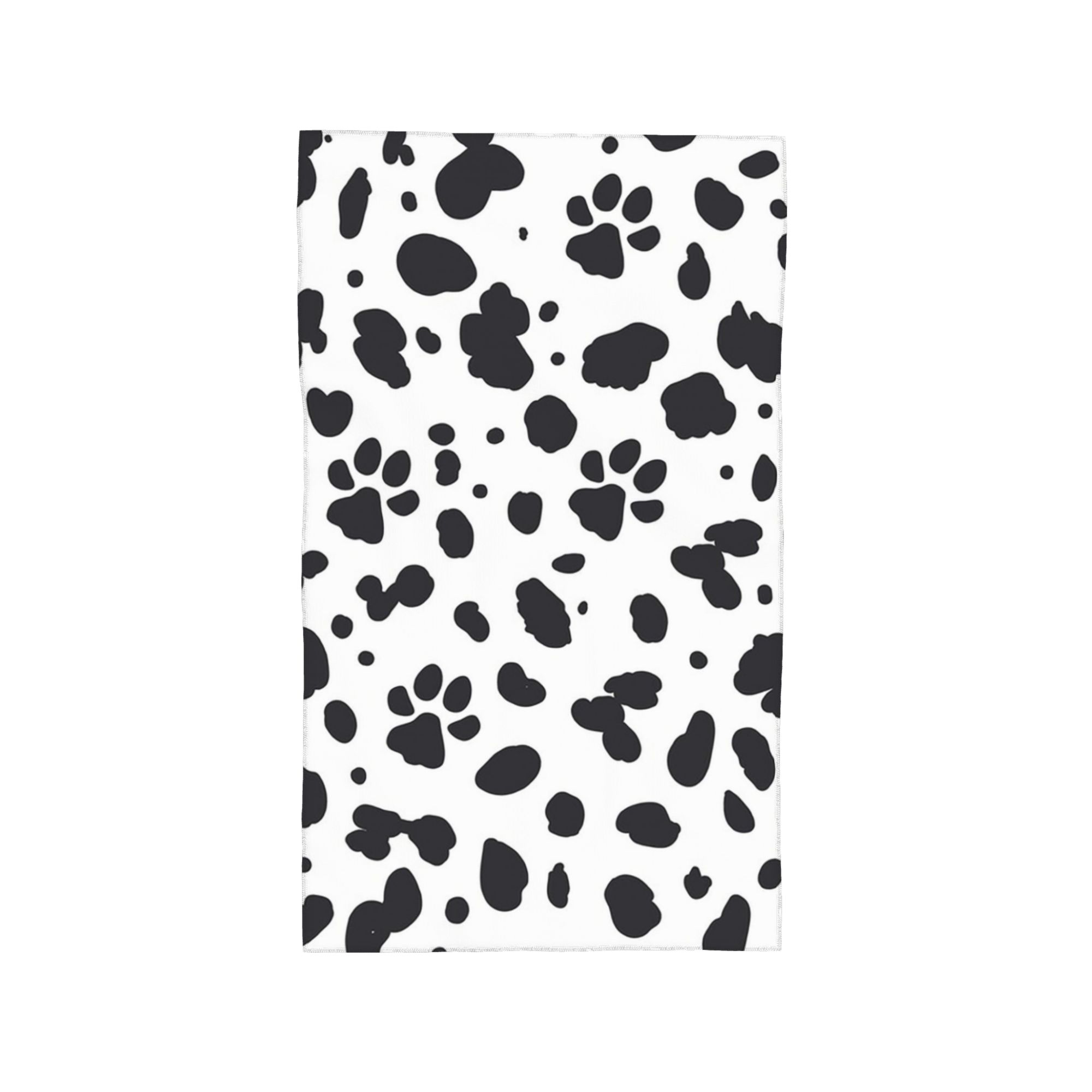 

Dalmatian Spots Paws Print Dalmatian Dog Print Soft Face Towel Quick Dry Pool Bath Cotton Towels Absorbent Quick W40*H60(CM)