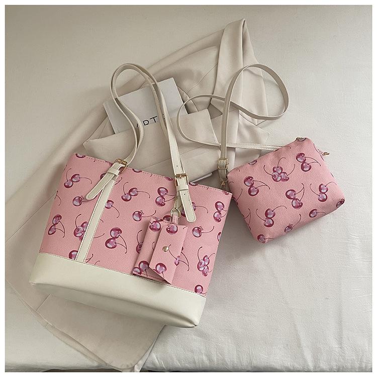 New Trendy Simple Shoulder Bag Women Fashionable and Versatile Crossbody Bag High Quality Classic Print Mother Daughter Bag