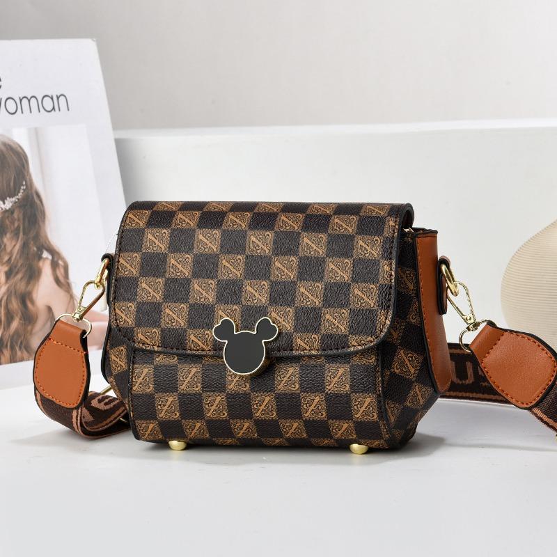 Fashion letter women's bag versatile bag trendy small bag shoulder bag texture messenger bag