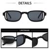 Classic Fashionable Square-Frame Sunglasses Unisex Trendy Street Style Shades Outdoor Sports Cycling UV-Protective Eyeglasses