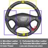 DIY Car Steering Wheel Cover For Mitsubishi Montero Sport 1998-2004 Pajero Sport