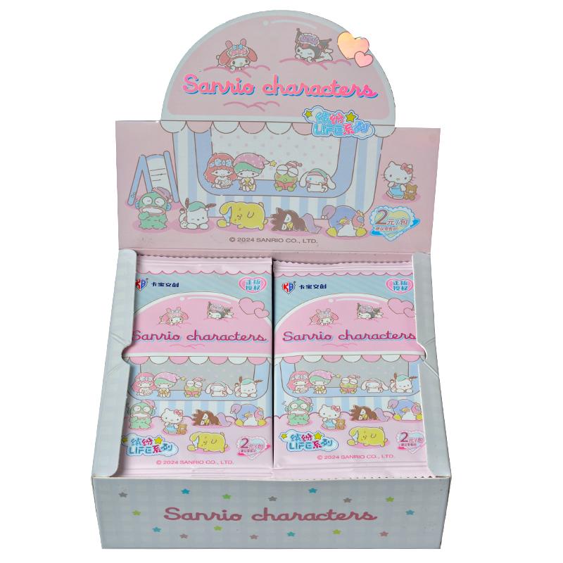 Box Card Sanrio Cute Anime Genuine Authorization Party Plan Characters Kuromi Kitty Melody Collection Children's Gifts