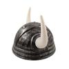 Plastic Viking Horn Hat Helmet Antiqued Head Ornament Halloween Cosplay Masquerade Ox Decors Realistic with Braids