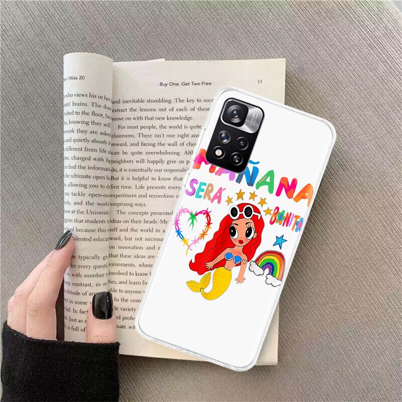 Karol G Manana Sera Bonito Phone Case For Xiaomi Redmi Note 14 Pro 12 Plus 12S 10 11 Pro 4G 5G 9T 9S 8T 10S 11T 11S 11E 9 8 Coqu
