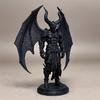 Halloween Demon Knight Figurine 3D Printed Desktop Ornament Black Demon Statue  Table