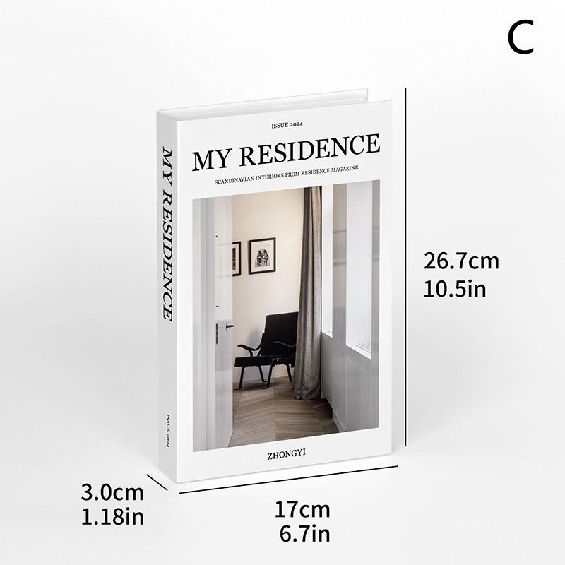Fake Books Ornament Shooting Props Simple Decorative Book Coffee Table Decoration Bookshelf Decor