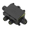5 Way Junction Box Plastic Casing IP68 Water Resistant External Junction Box for Outdoor and