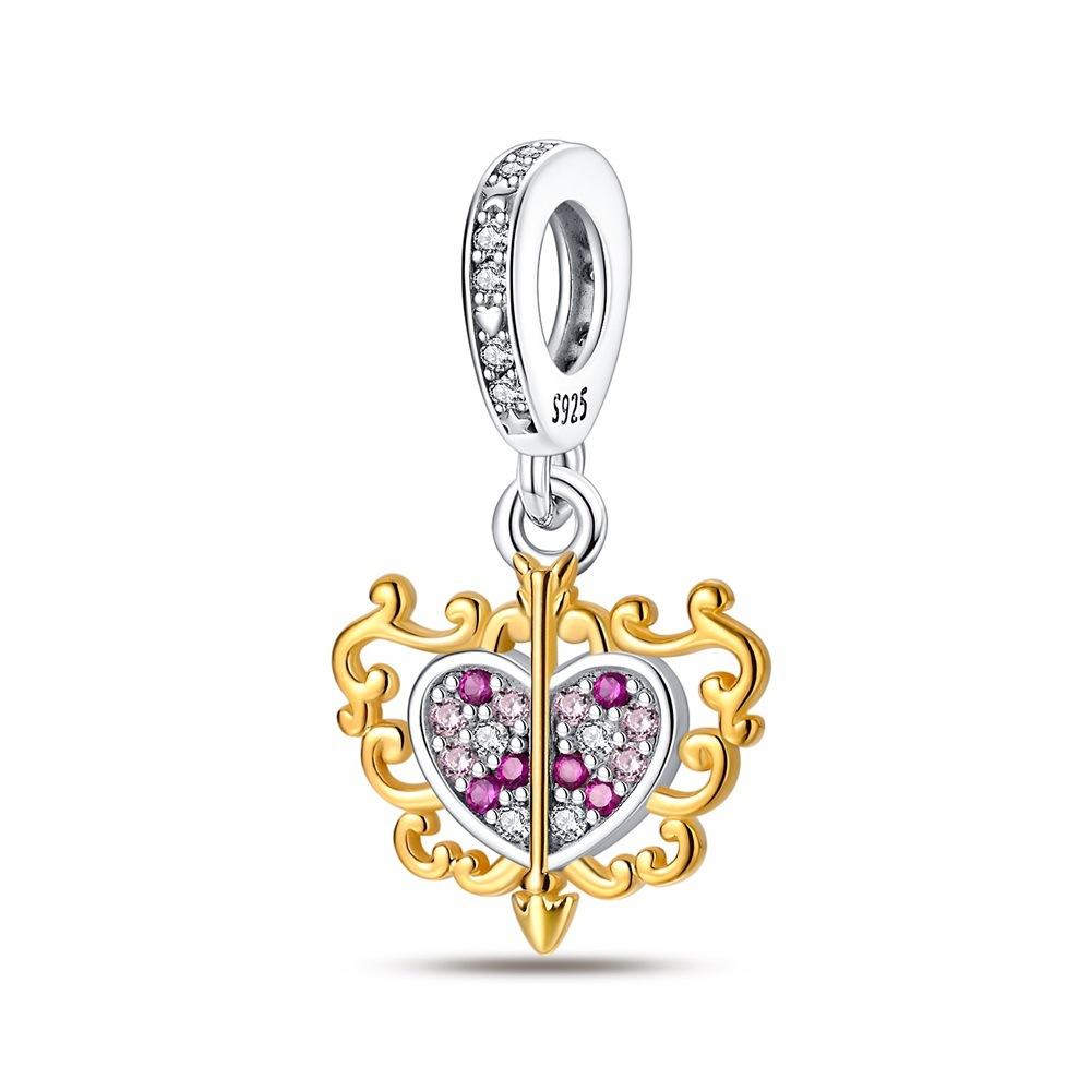 Original Diy Jewelry Accessories 925 Sterling Silver Pendant Beads Confession Balloons Red Wine Gift Box