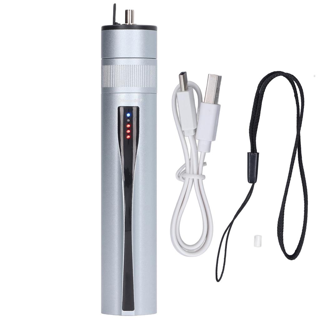 Fiber Visual Fault Locator 15mW 15KM 650nm Red Light Pen Rechargeable Fiber Optic Cable Meter with