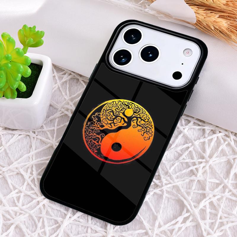 

Tree of Life Yin Yang Shockproof Phone Case for iPhone 17 Air 16e 15 11 12 14 13 Pro Max Cover Coque iPhone 15 Pro Max