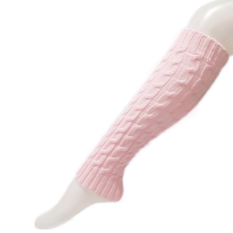 Stokta 40cm Kore Tarzı Kablo Örgü Tozluklar - Sonbahar/Kış Düz Renk Yün Çoraplar.