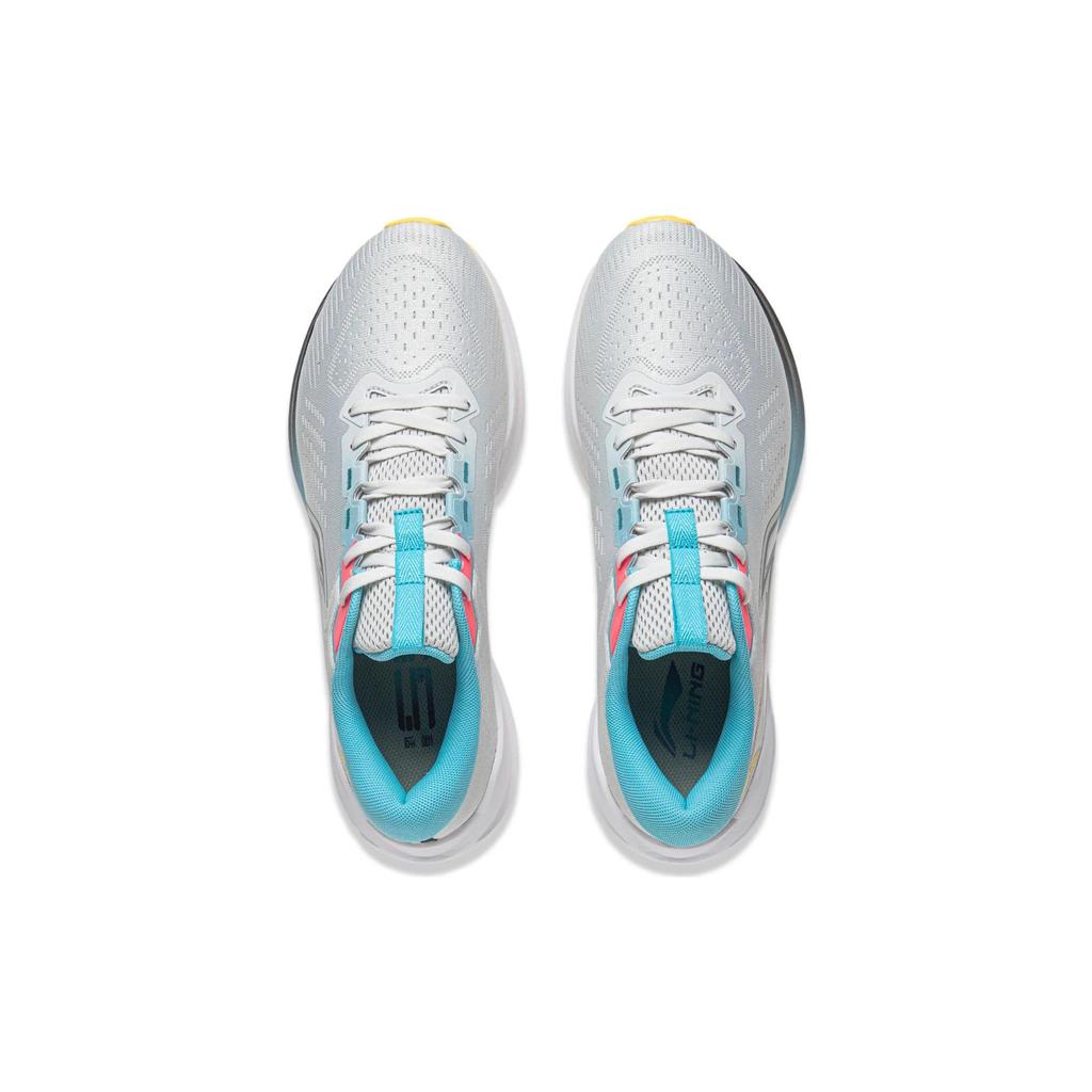 Li Ning MINE V2 Cushioning Slip Resistant Abrasion Resistant Low Top Running Shoes Men's Gray Blue ARST053-9