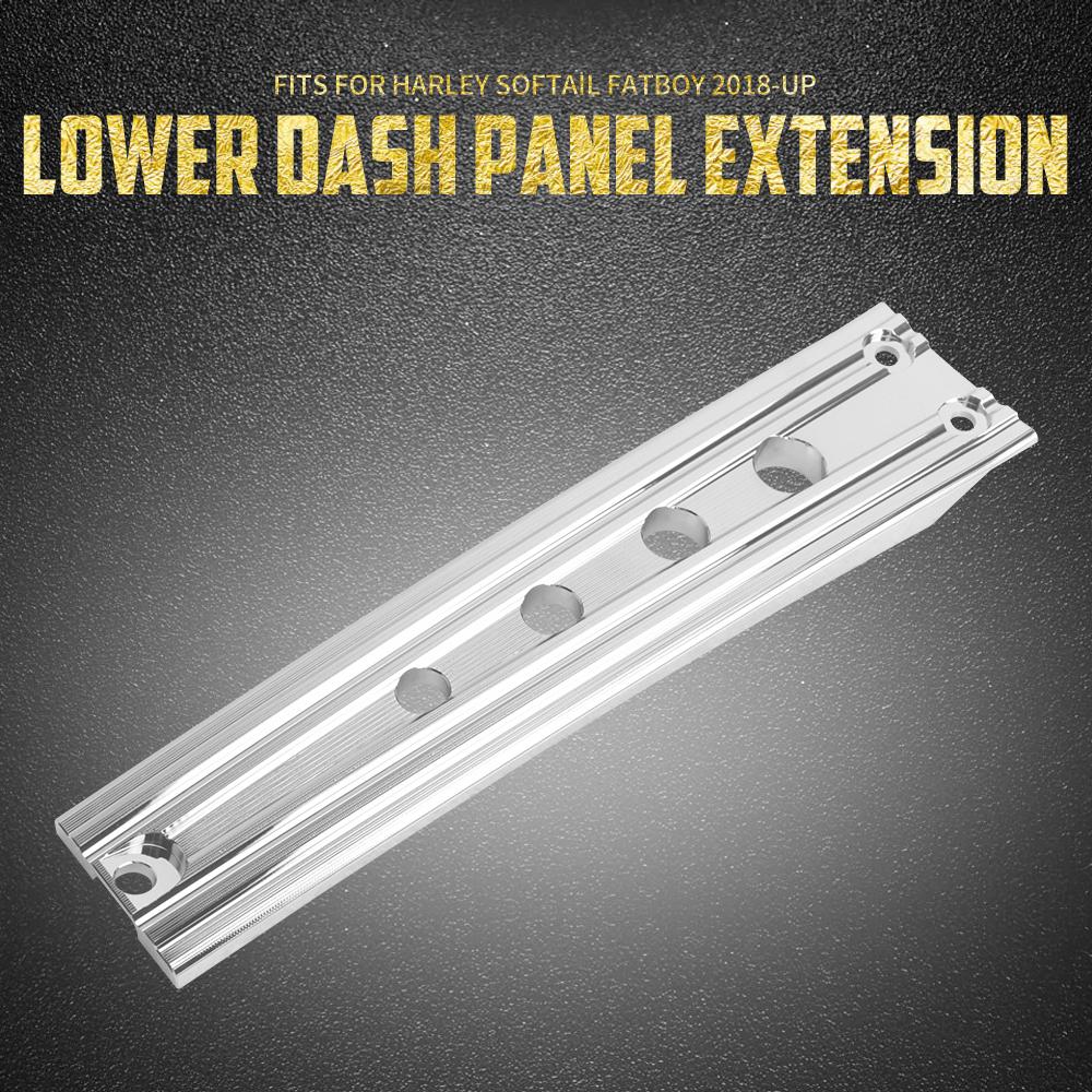 Motorcycle Lower Dash Panel Extension Fuel Tank Decorative Trim For Harley Softail Fat Boy FLFBS FLFB 2018 2019 2020 2021-2025