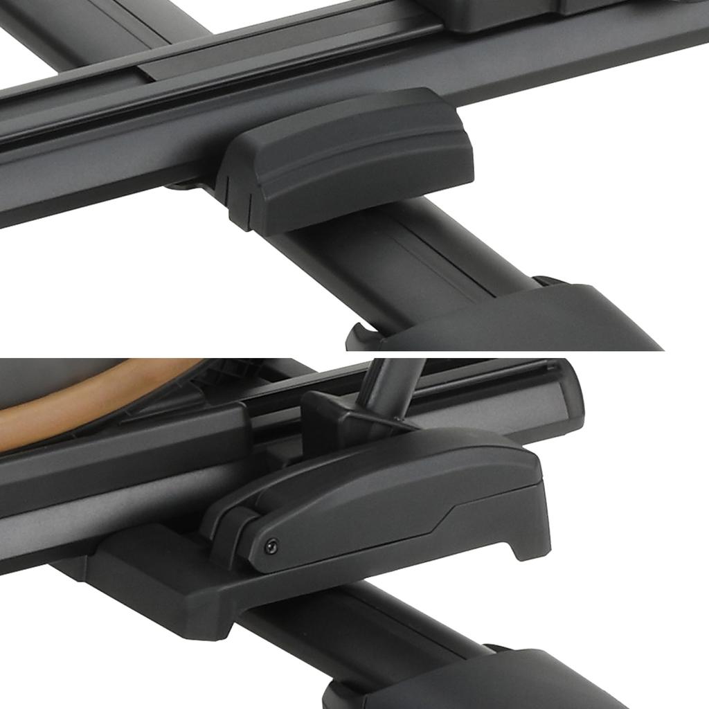 Carmate INNO IOP30 Tire Hold 3 T-Slot Optional Roof Carrier Cycle Carrier Road Bike Mountain Bicycle Car Black