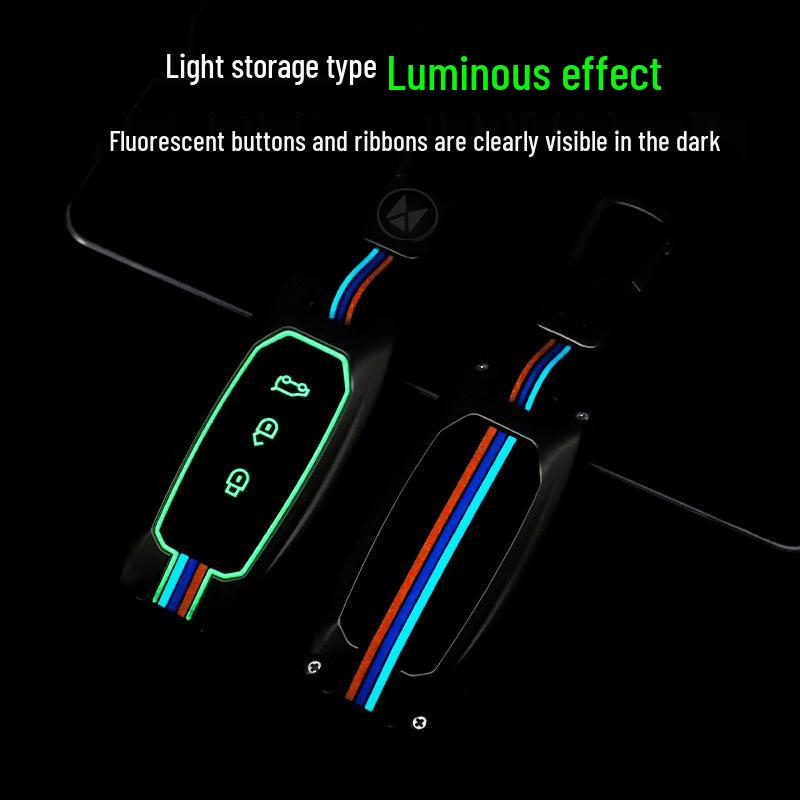 Yuhu 9/7 Key Fob Case: Fits 20 Ford Jiangling Models, Metal Shell Protection for Your Pickup