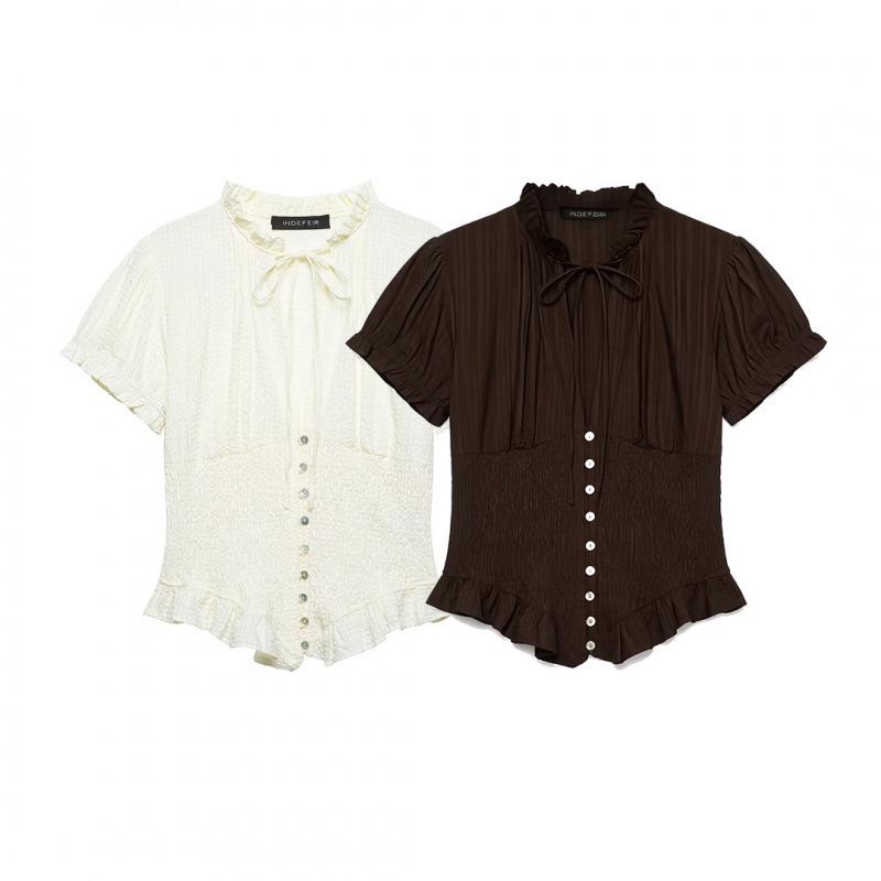 Spring 2026 Fashion: European & American Style Bow Top
