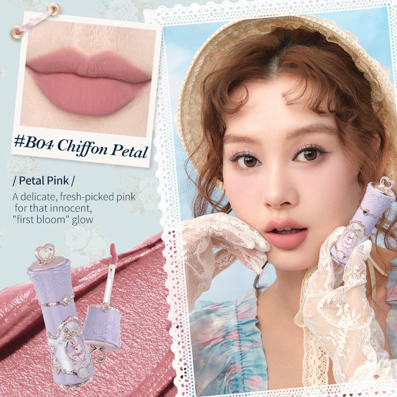 Flower Knows Make-up Bunny Garden Collectie Cloud Lip Crème Mat Fluweelachtige Lippenstift Koreaanse Lip Tint
