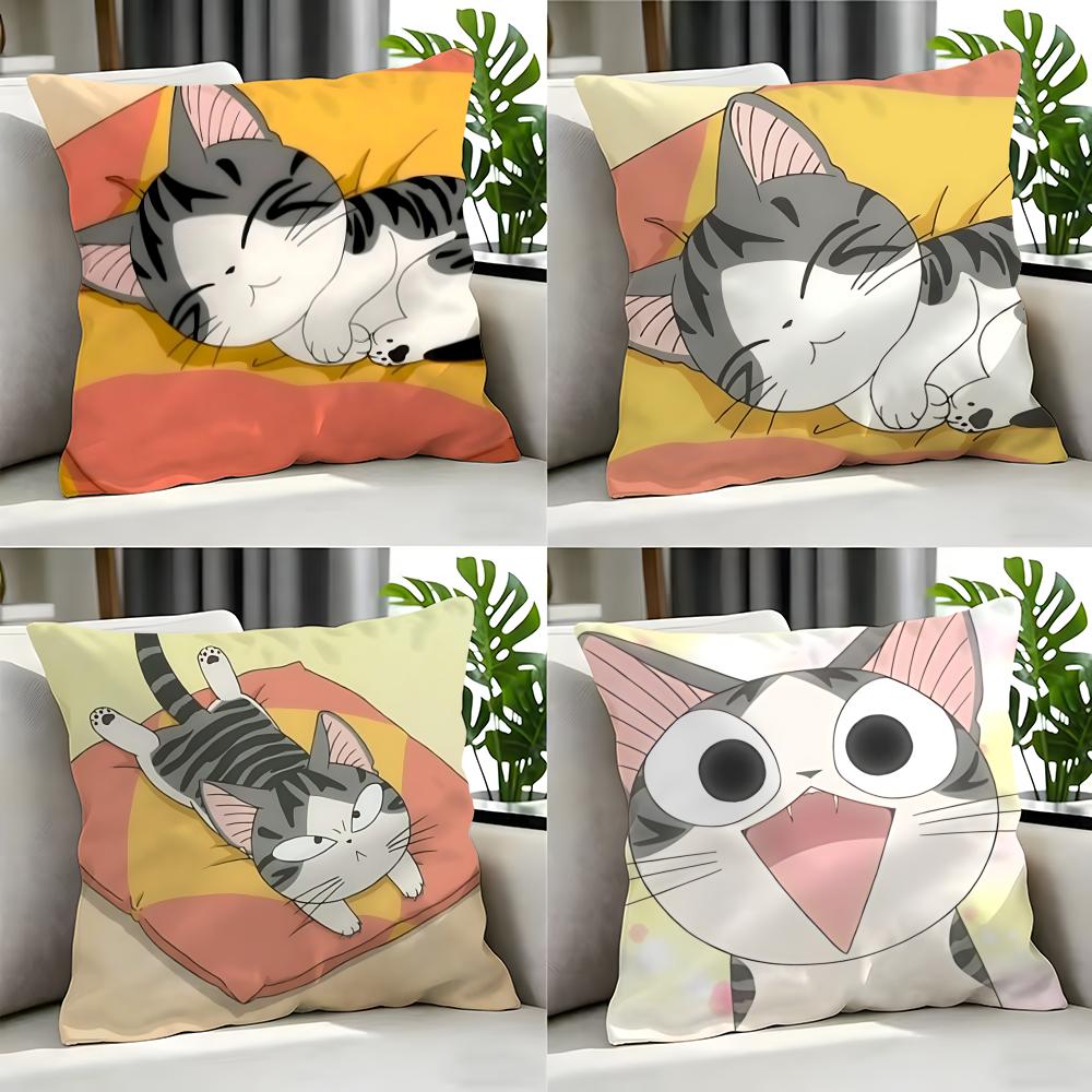 anime Chis Sweet Home Cushion Cover Cushion Cover Set Pcs x x x Pillowcase Decorative Sofa Home Decor