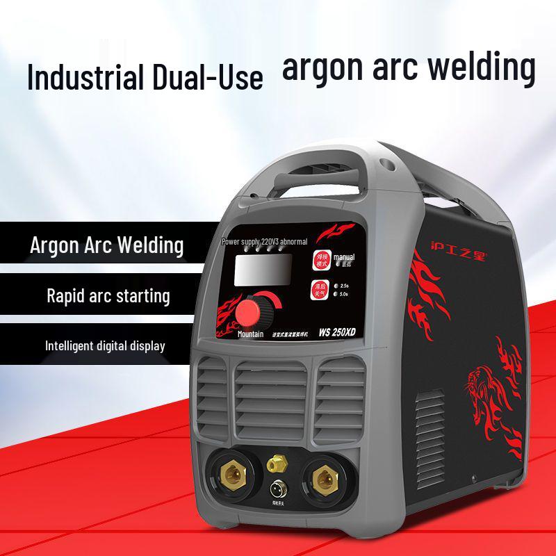 Hugong WS-250XD TIG/Stick Dual Voltage Welder 220V/380V, Industrial-Grade Manual Electric Welding Machine