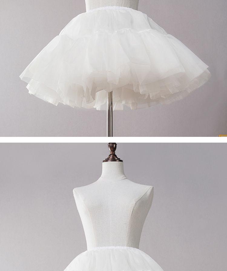Everyday Lolita Soft Tulle Mini Petticoat – 35CM Boneless Support for Cosplay